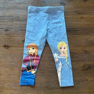 3/24$ Disney Frozen Anna & Elsa Baby Toddler Leggings size 1.5-2 years